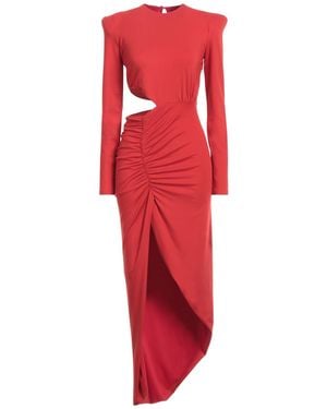 ACTUALEE Midi Dress - Red