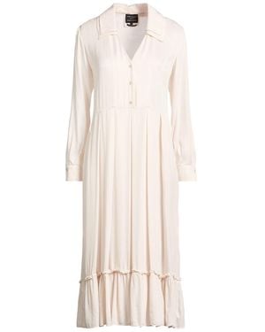 ALESSIA SANTI Midi Dress Cotton, Polyamide, Elastane - Natural