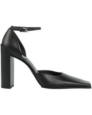Alaïa Court Shoes Leather - Black