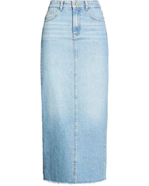 Patrizia Pepe Jupe En Jean - Bleu