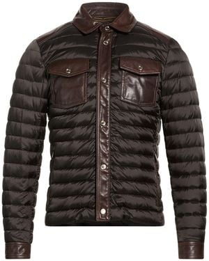 Moorer Puffer Leather, Polyamide - Black