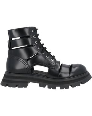 McQueen Ankle Boots - Black