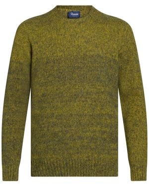 Drumohr Military Sweater Lambswool - Green