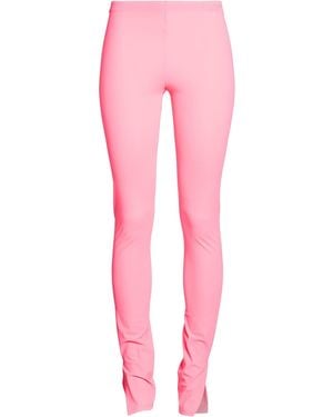 Patrizia Pepe Fuchsia Trousers Polyester, Elastane - Pink