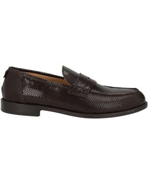 Giovanni Conti Dark Loafers Leather - Brown