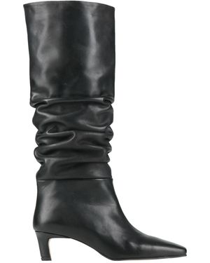 Alohas Boot Leather - Black