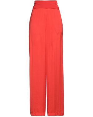 Pierantonio Gaspari Trousers Polyester, Viscose - Red