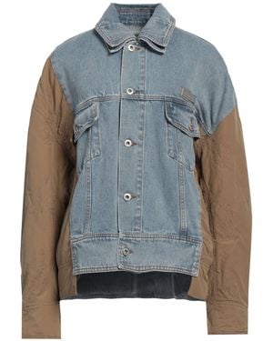 Feng Chen Wang Jeansjacke/-mantel - Blau