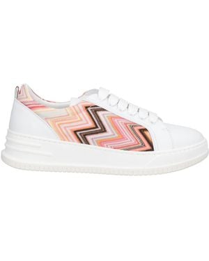 Missoni Sneakers Leather, Textile Fibers - Pink
