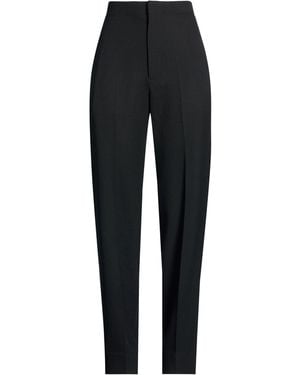 Victoria Beckham Trousers Polyester, Virgin Wool - Black