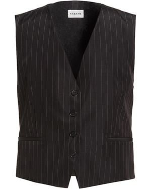 P.A.R.O.S.H. Tailored Vests - Black