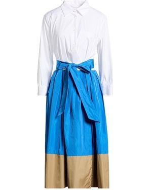 Sara Roka Midi-Kleid - Blau