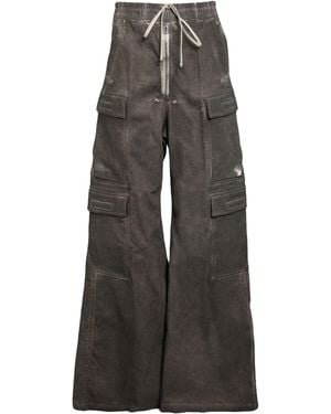 Rick Owens Charcoal Jeans Cotton, Polyester, Natural Rubber - Grey