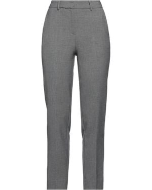 SIMONA CORSELLINI Pants Polyester, Viscose, Cotton, Elastane - Gray