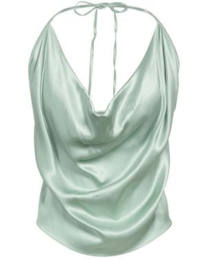 ATELIER LEGORA Top Viscose, Polyamide, Elastane - Green