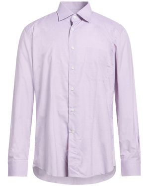 Canali Lilac Shirt Cotton - Purple