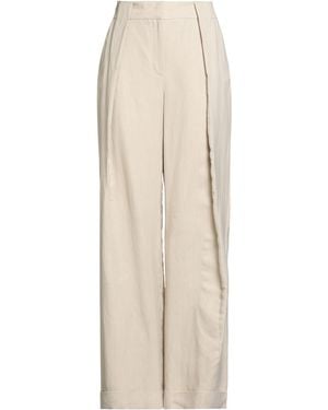 Antonelli Pants Viscose, Wool - Natural