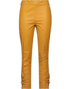 Frase - Francesca Severi Pants Polyurethane - Yellow