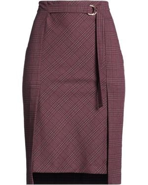 Patrizia Pepe Garnet Midi Skirt Polyester, Viscose, Elastane - Purple
