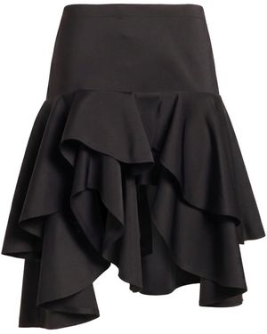 DES_PHEMMES Midi Skirt - Grey