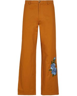 8 by YOOX Trousers - Brown