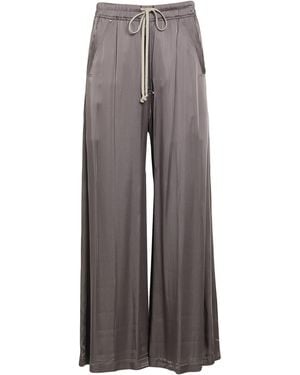 Rick Owens Trousers Acetate, Viscose - Grey