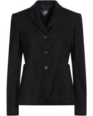 Annarita N. Blazer Polyester, Viscose, Elastane - Black