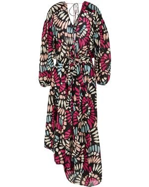 Jucca Midi Dress Silk - White