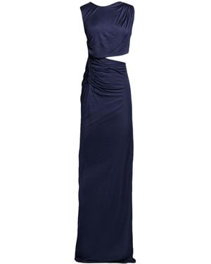 Atlein Maxi Dress Viscose - Blue