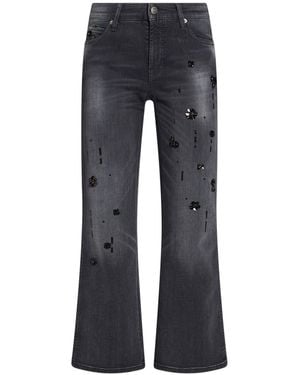 Cambio Charcoal Jeans Cotton, Modal, Elastomultiester, Elastane - Grey