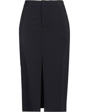 Isabel Marant Midi Skirt Viscose, Wool, Elastane - Blue