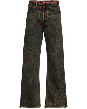 Marni Military Jeans Cotton, Calfskin - Grey