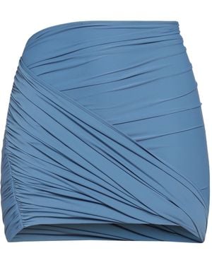 Atlein Mini Skirt Polyamide, Elastane - Blue
