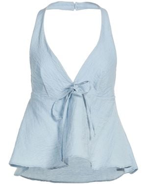 ViCOLO Top Viscose, Linen, Polyamide - Blue