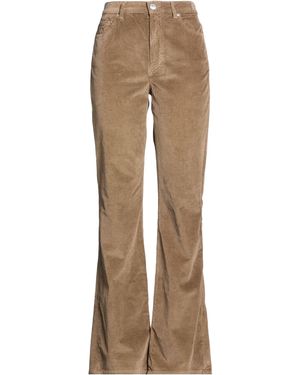 Pinko Khaki Pants Cotton, Modal, Elastane - Natural