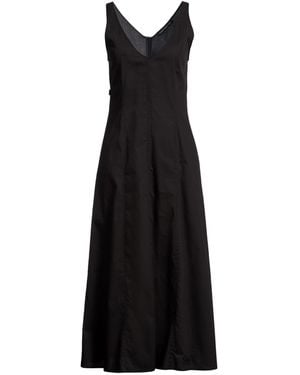 Department 5 Midi Dress Cotton, Polyamide, Elastane - Black