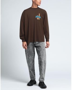 Magliano Two-Tone Cotton Oversize Trauma T-Shirt in Gray for