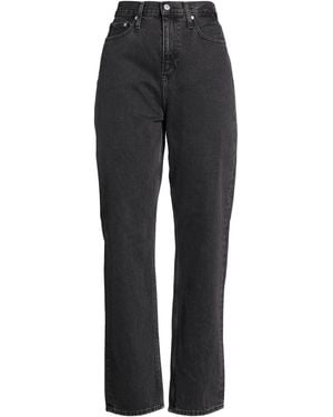 Calvin Klein Charcoal Jeans Cotton, Re-Used Cotton - Black