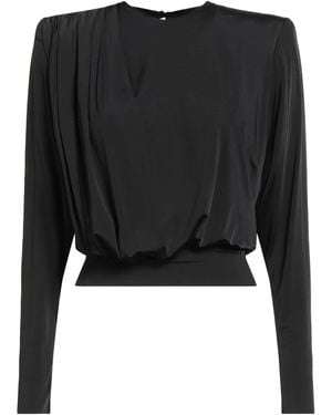 Alexandre Vauthier Top Viscose, Elastane - Black