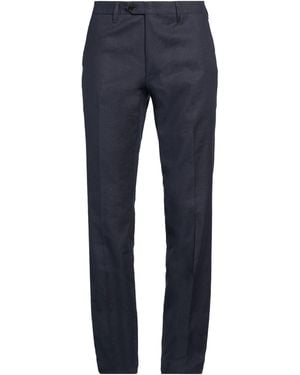 Lardini Midnight Pants Cotton, Linen, Wool, Elastane - Blue