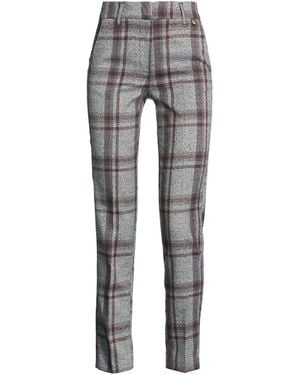 Rebel Queen Pants Polyester, Viscose, Elastane - Gray
