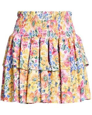 Dixie Mini Skirt Viscose - Yellow
