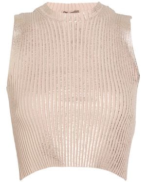 Peserico Top Viscose, Polyester - Natural