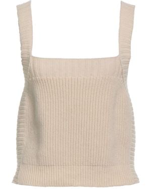 Ballantyne Top Wool, Cashmere - Natural