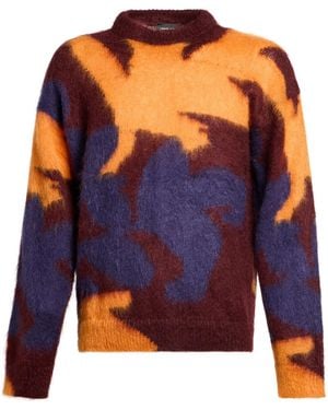 Roberto Collina Sweater Mohair Wool, Nylon, Wool - Blue