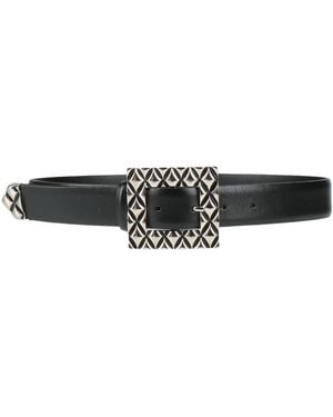 Alberta Ferretti Belt Leather - Black