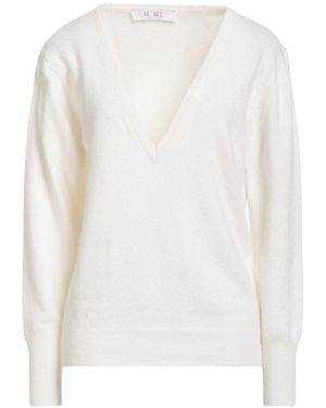 FILBEC Ivory Jumper Wool, Viscose, Polyamide, Cashmere - White