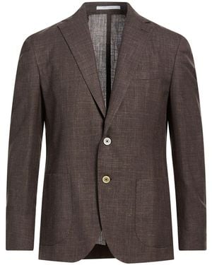 Eleventy Platinum Blazer Cashmere, Silk - Brown