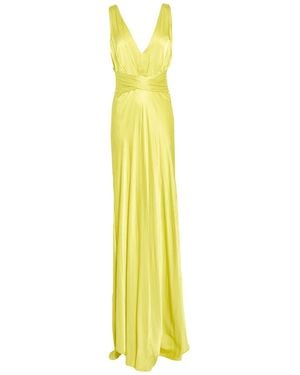 Maliparmi Maxi Dress Viscose - Yellow