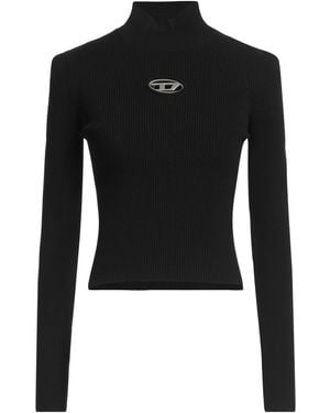 DIESEL Rollkragenpullover - Schwarz